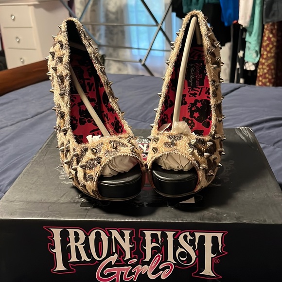 Iron Fist Shoes - Iron Fist Abbey Dawn by Avril Lavigne spiked heels!